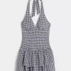 Double-Tier Smocked Halter Skort Dress Double-Tier Smocked Halter Skort Dress