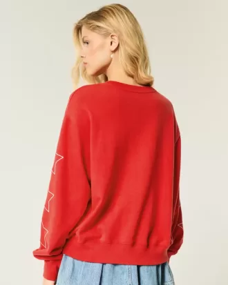 Easy American Honey Graphic Crew Sweatshirt