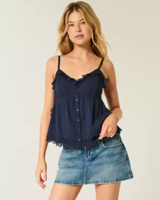 Easy Chiffon Babydoll Top