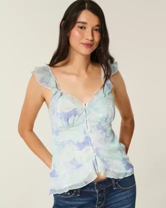Easy Chiffon Babydoll Top