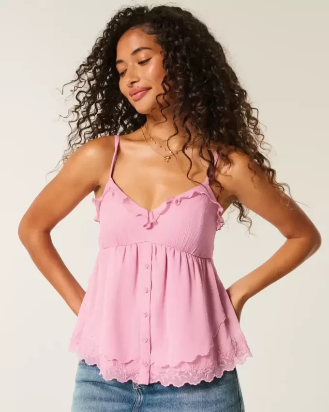 Easy Chiffon Babydoll Top Easy Chiffon Babydoll Top