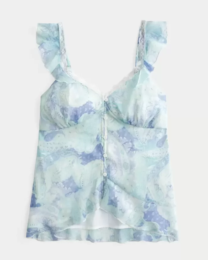 Easy Chiffon Babydoll Top Easy Chiffon Babydoll Top