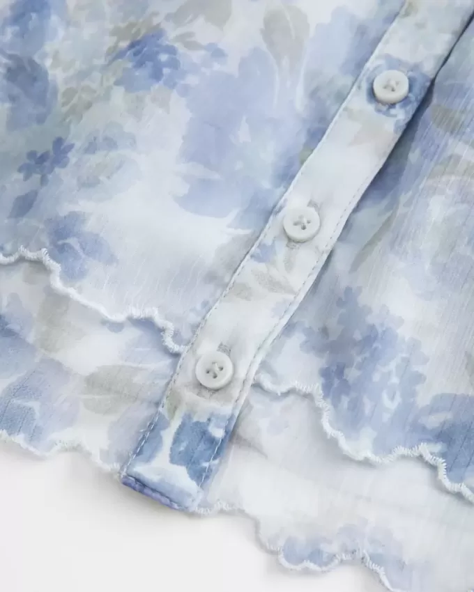 Easy Chiffon Babydoll Top Easy Chiffon Babydoll Top