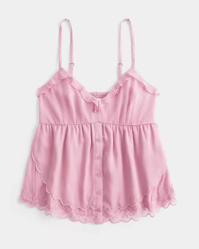 Easy Chiffon Babydoll Top Easy Chiffon Babydoll Top