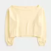 Easy Double Off-the-Shoulder Sweatshirt Easy Double Off-the-Shoulder Sweatshirt