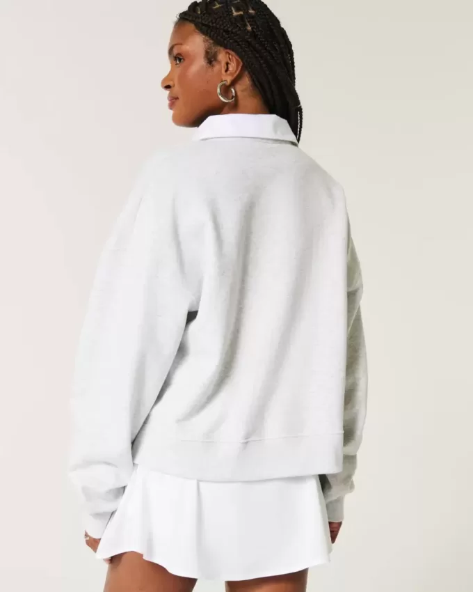 Easy Fleece West Village Graphic Rugby Polo Easy Fleece West Village Graphic Rugby Polo