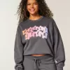 Easy Logo Graphic Crew Sweatshirt
