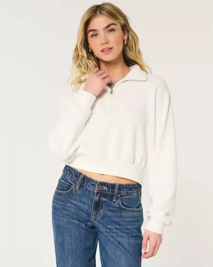 Easy Mini Half-Zip Sweatshirt Easy Mini Half-Zip Sweatshirt