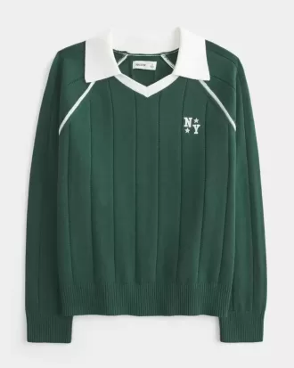 Easy NY Graphic Sweater Polo