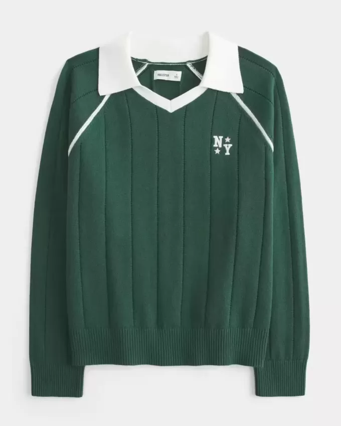 Easy NY Graphic Sweater Polo