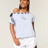 Easy Off-the-Shoulder Tie T-Shirt Easy Off-the-Shoulder Tie T-Shirt