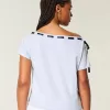 Easy Off-the-Shoulder Tie T-Shirt Easy Off-the-Shoulder Tie T-Shirt