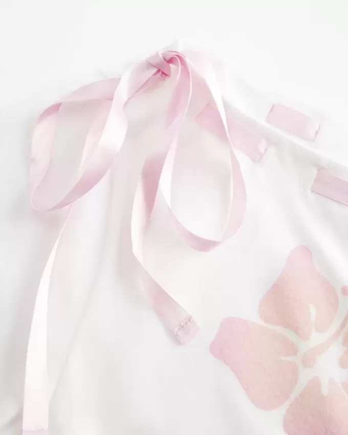 Easy Off-the-Shoulder Tie T-Shirt Easy Off-the-Shoulder Tie T-Shirt