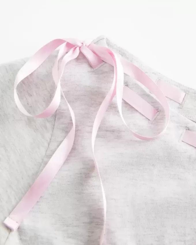 Easy Off-the-Shoulder Tie T-Shirt Easy Off-the-Shoulder Tie T-Shirt