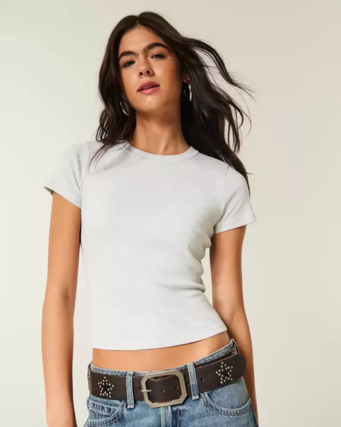 Easy Short-Sleeve Crew Baby Tee Easy Short-Sleeve Crew Baby Tee