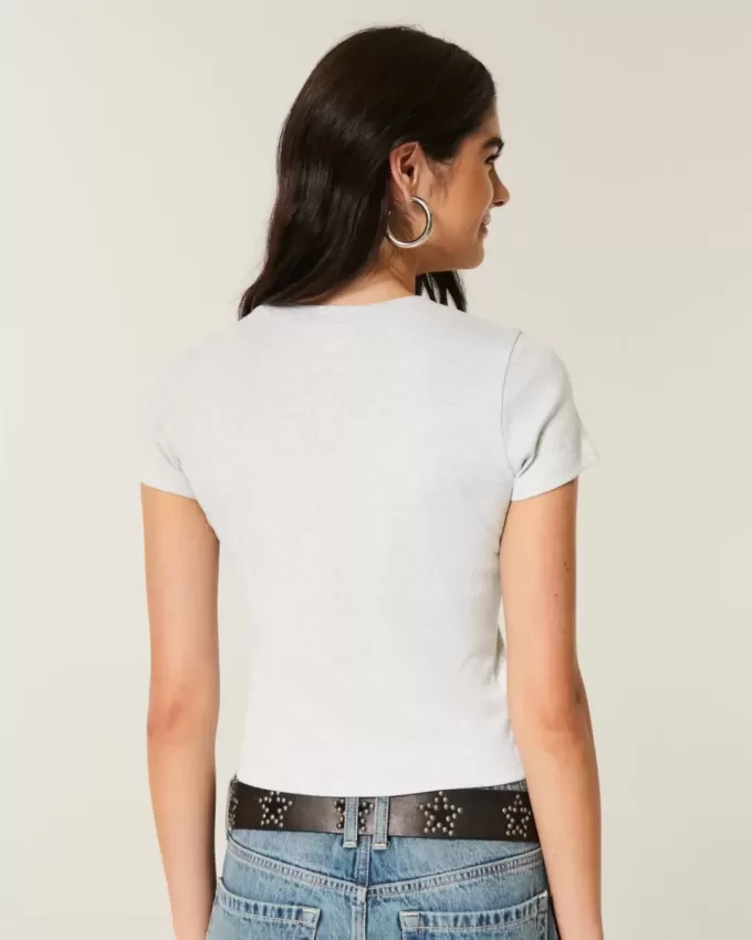 Easy Short-Sleeve Crew Baby Tee Easy Short-Sleeve Crew Baby Tee