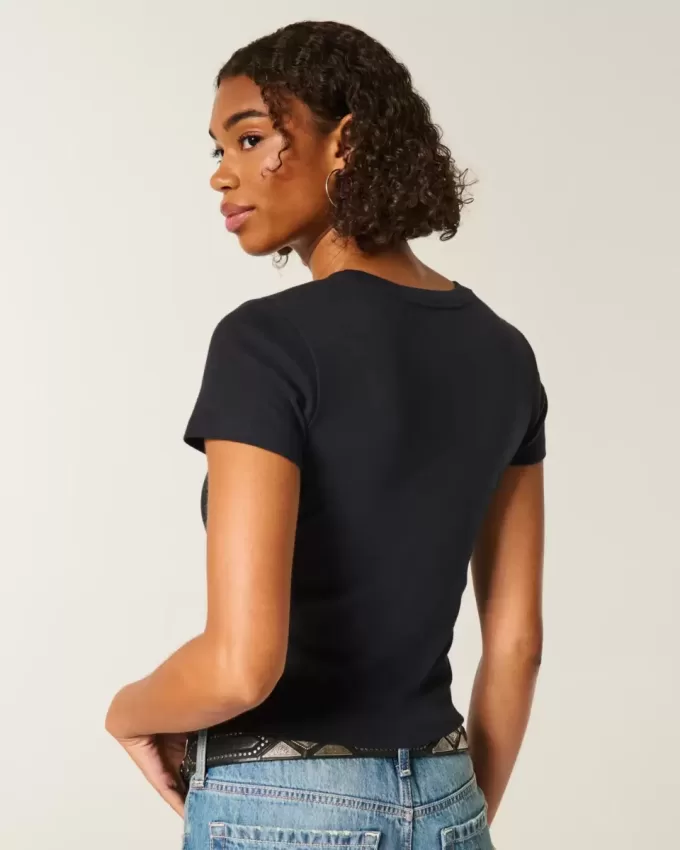 Easy Short-Sleeve Crew Baby Tee Easy Short-Sleeve Crew Baby Tee