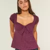 Easy Tie Bust Babydoll Top