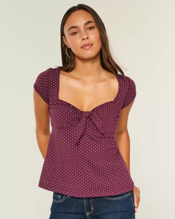 Easy Tie Bust Babydoll Top