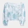 Easy Tie-Dye Double Off-the-Shoulder Sweatshirt