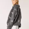 Embroidered Sherpa Fleece Jacket Embroidered Sherpa Fleece Jacket