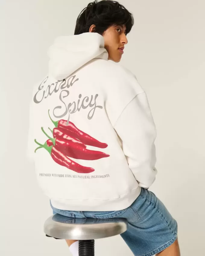 Extra Spicy Peppers Graphic Hoodie Extra Spicy Peppers Graphic Hoodie