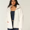 Faux Fur-Lined All-Weather Jacket