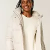 Faux Fur-Lined Puffer Jacket Faux Fur-Lined Puffer Jacket