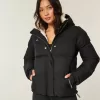 Faux Fur-Lined Puffer Jacket Faux Fur-Lined Puffer Jacket