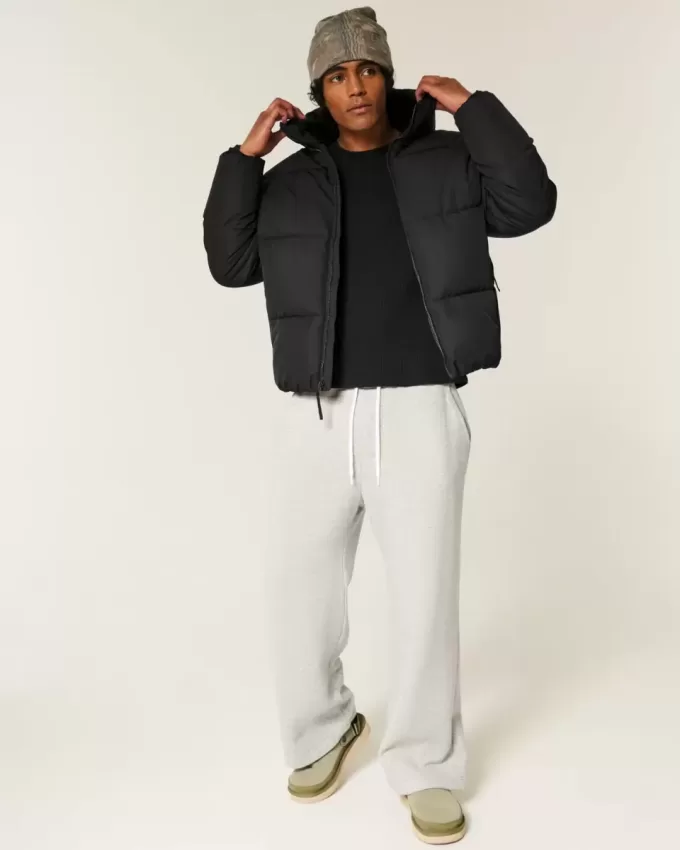 Faux Fur-Lined Puffer Jacket Faux Fur-Lined Puffer Jacket