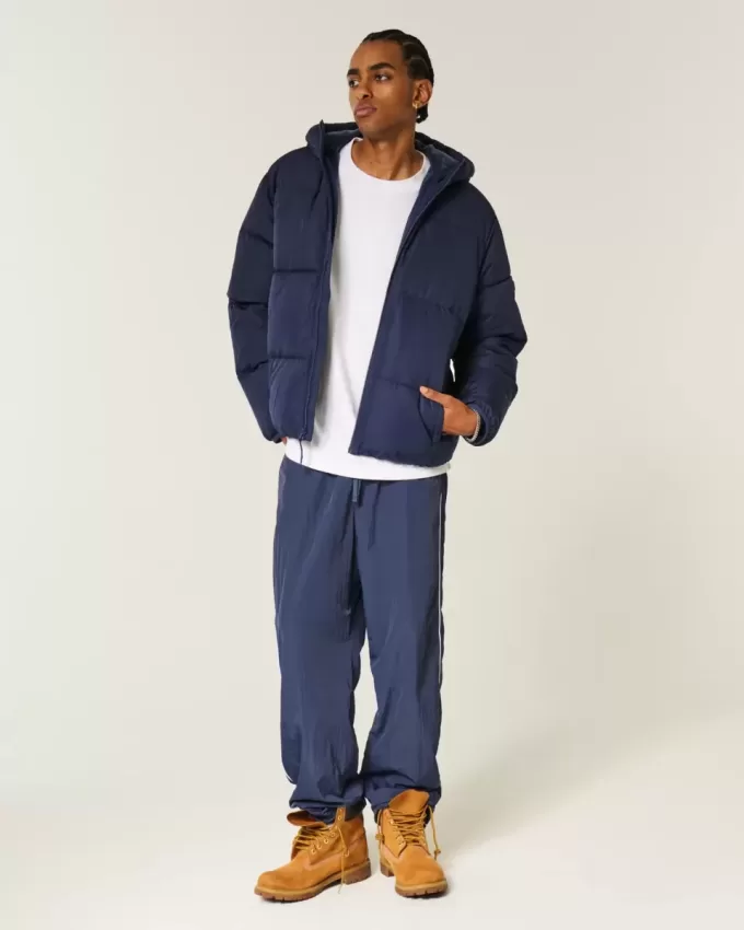 Faux Fur-Lined Puffer Jacket Faux Fur-Lined Puffer Jacket