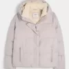 Faux Fur-Lined Puffer Jacket Faux Fur-Lined Puffer Jacket