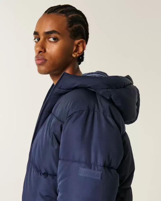 Faux Fur-Lined Puffer Jacket Faux Fur-Lined Puffer Jacket