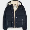 Faux Fur-Lined Puffer Jacket Faux Fur-Lined Puffer Jacket