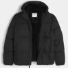 Faux Fur-Lined Puffer Jacket Faux Fur-Lined Puffer Jacket