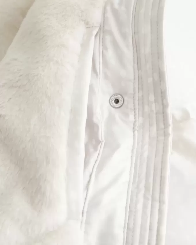 Faux Fur-Lined Puffer Jacket Faux Fur-Lined Puffer Jacket