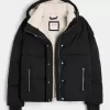 Faux Fur-Lined Puffer Jacket Faux Fur-Lined Puffer Jacket