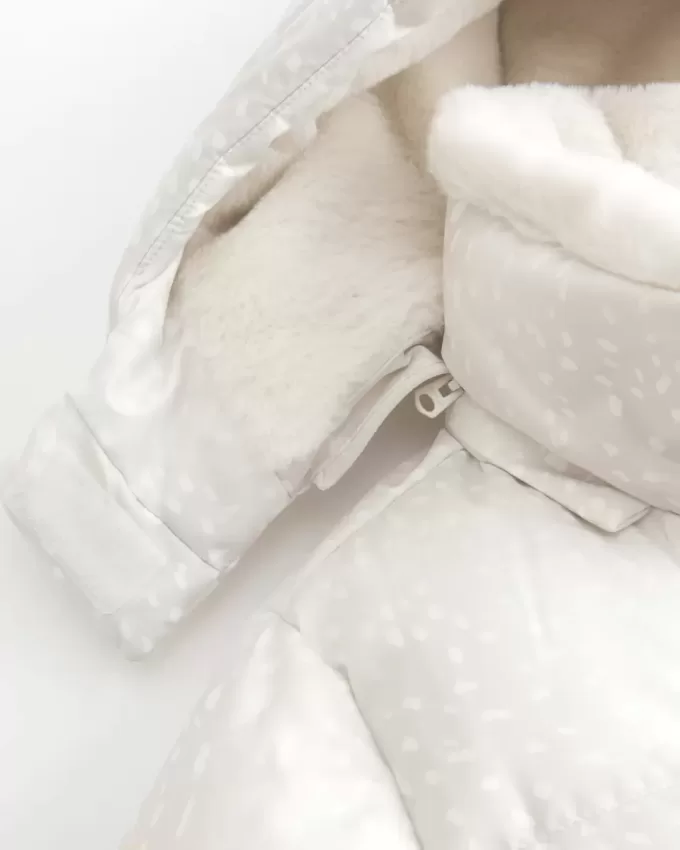 Faux Fur-Lined Puffer Jacket Faux Fur-Lined Puffer Jacket