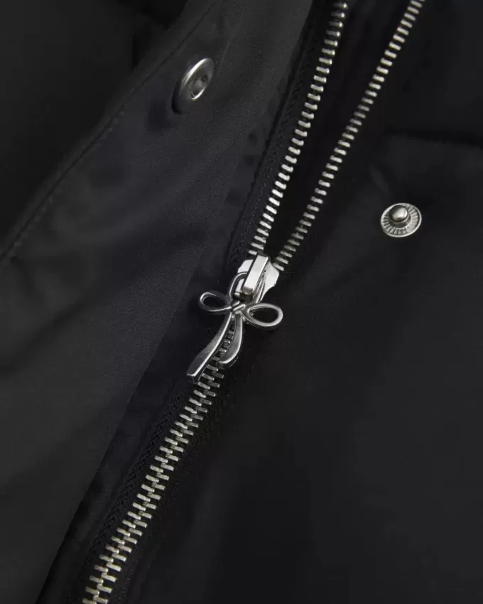 Faux Fur-Lined Puffer Jacket Faux Fur-Lined Puffer Jacket