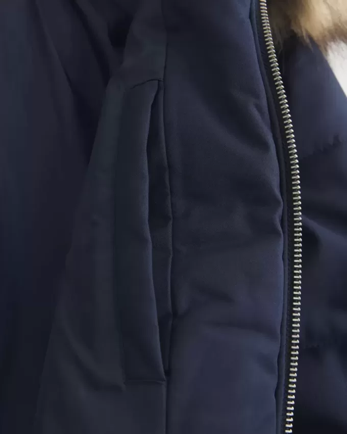 Faux Fur Trim Puffer Bomber Jacket Faux Fur Trim Puffer Bomber Jacket