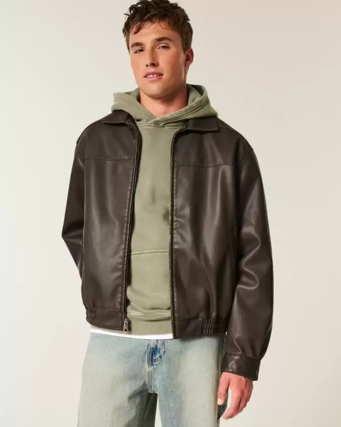 Faux Leather Jacket Faux Leather Jacket