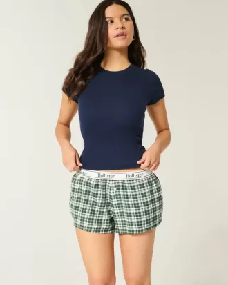 Flannel Boxer Shorts