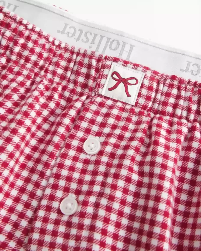 Flannel Boxer Shorts
