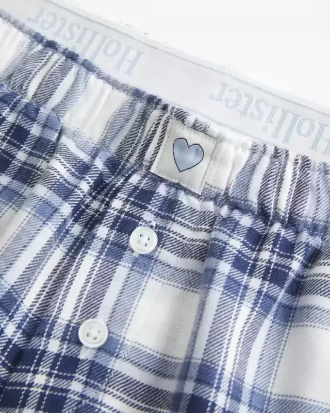 Flannel Boxer Shorts