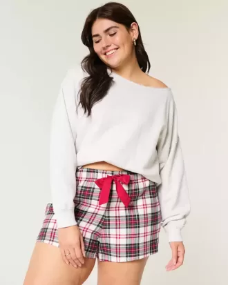 Flannel Tie Shorts Flannel Tie Shorts