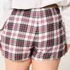 Flannel Tie Shorts Flannel Tie Shorts