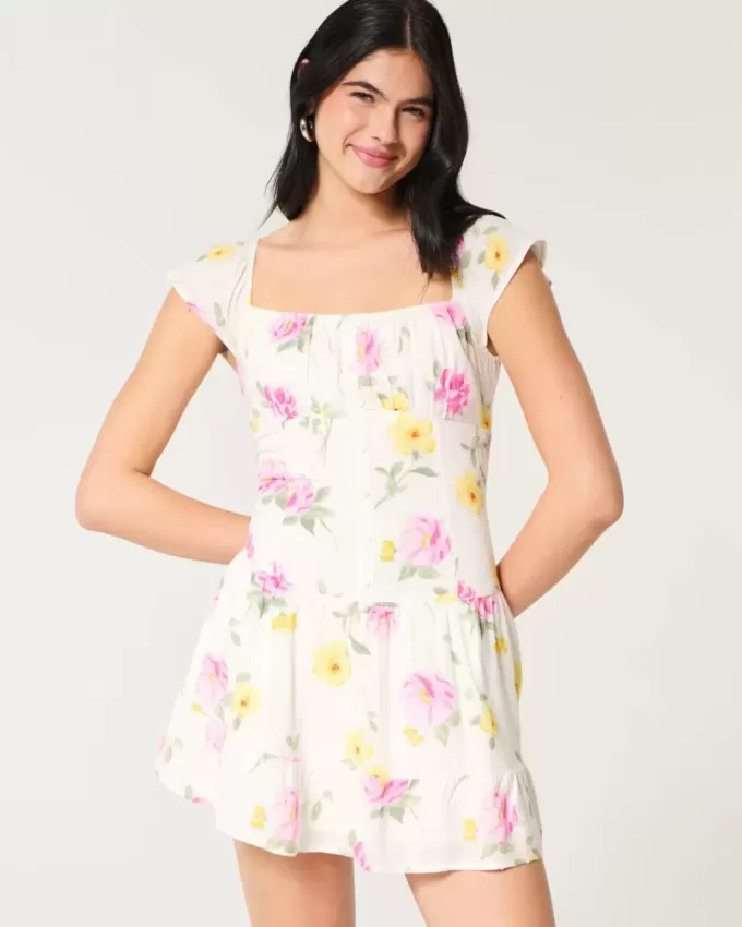 Flutter Sleeve Skort Dress Flutter Sleeve Skort Dress