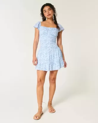 Flutter Sleeve Skort Dress