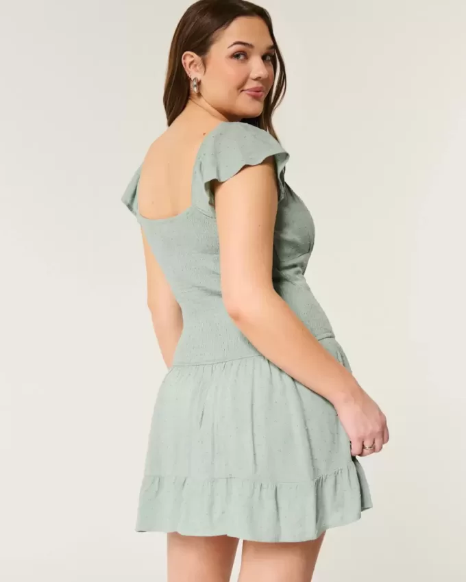 Flutter Sleeve Skort Dress Flutter Sleeve Skort Dress