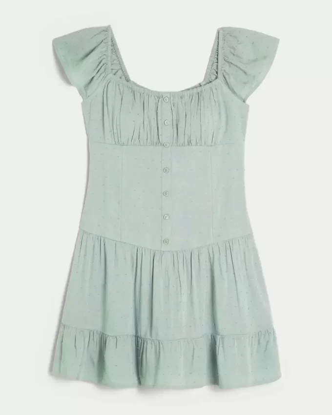 Flutter Sleeve Skort Dress Flutter Sleeve Skort Dress